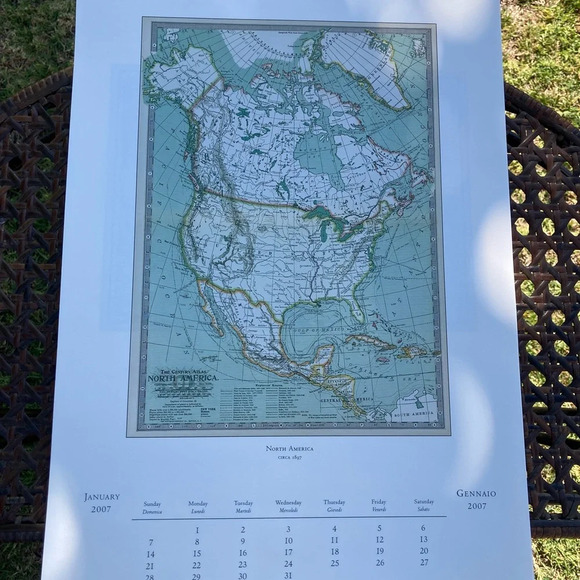 Italian Maps Calendar Vintage - Picture 2 of 6